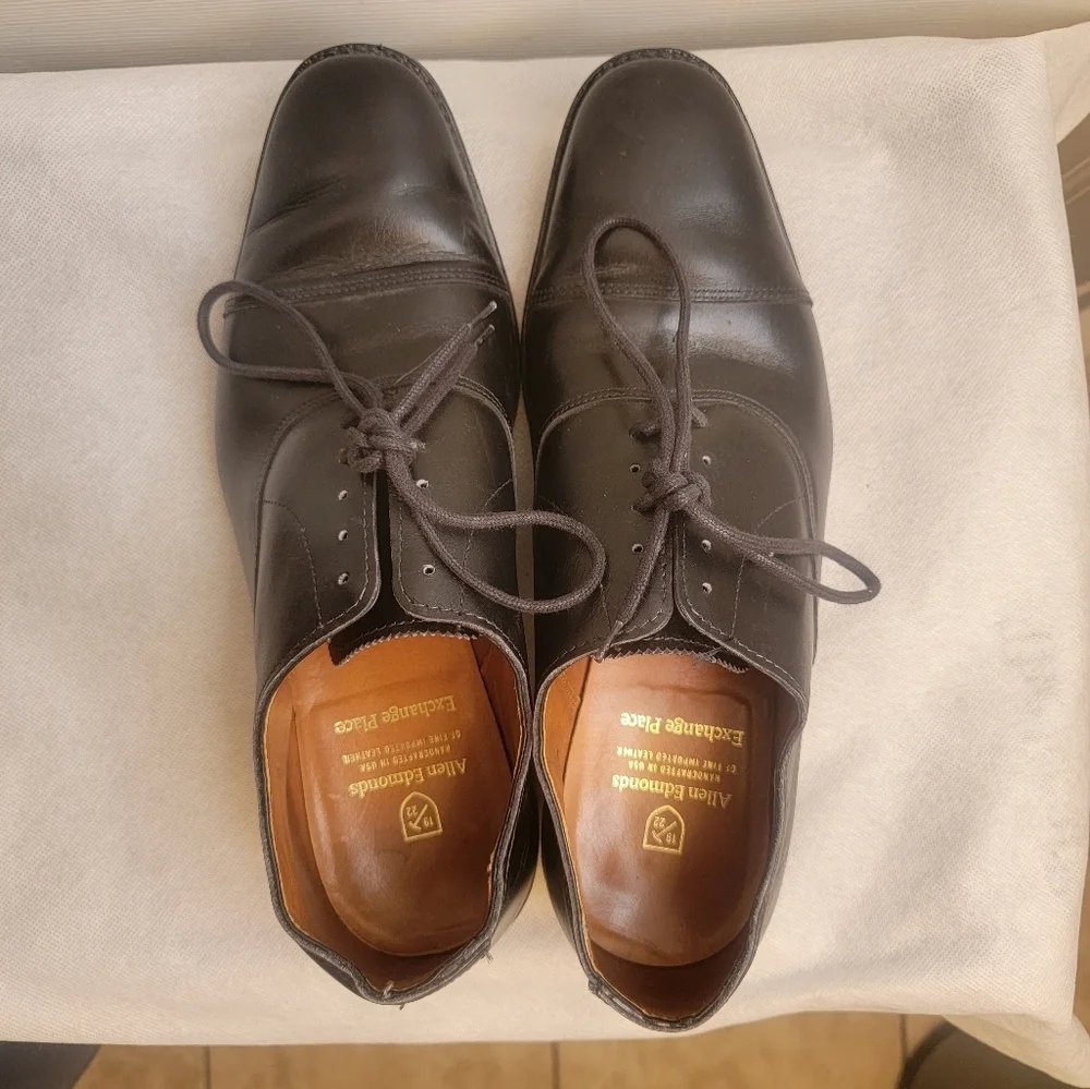 Allen Edmonds Boulevard Cap Toe Dress Shoe Size11